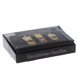 GAEM Изделие декоративное "Свеча" (подсветка, 3xLR54) (блок 24шт), L3,5 W3,5 H5 см