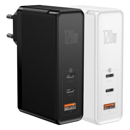 Зарядное устройство + Кабель Baseus GaN2 Pro Quick Charger 2C+U 120W Set