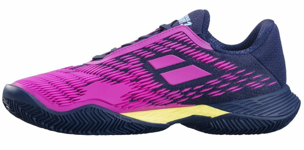 Мужские кроссовки теннисные Babolat Propulse Fury 3 Clay - dark blue/pink aero