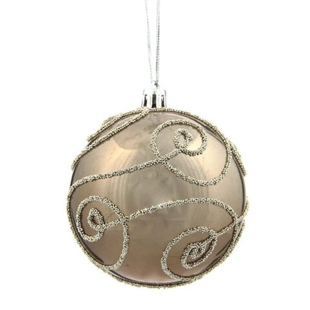 GAEM Украшение новогоднее Шар "Волшебный завиток", L8 W8 H9 D8 см