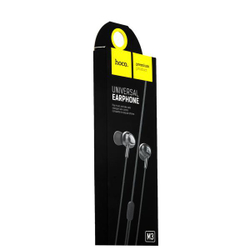 Наушники Hoco M3 Universal Earphone (1.2 м) с микрофоном Черные