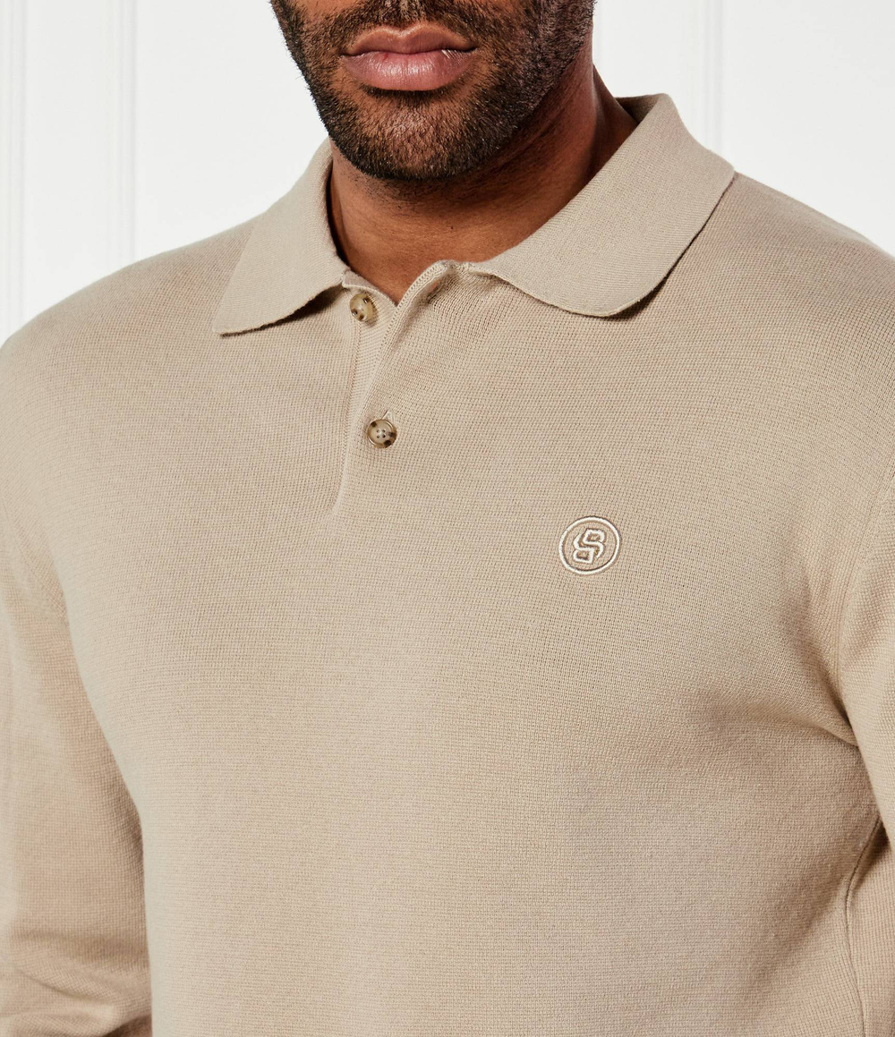 Поло C-Baltazar BOSS BLACK - бежевый(50531600)