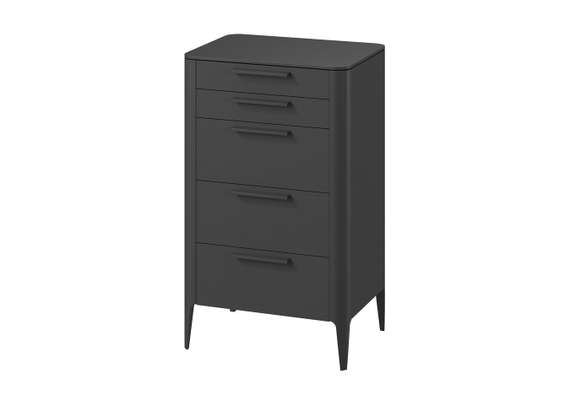 Комод Type oak высокии? 5 ящиков (черный)