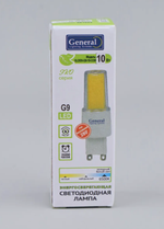 Лампа General LED GLDEN-G9-10-COB-220-6500 (1/10/500) 10 шт./уп 661653