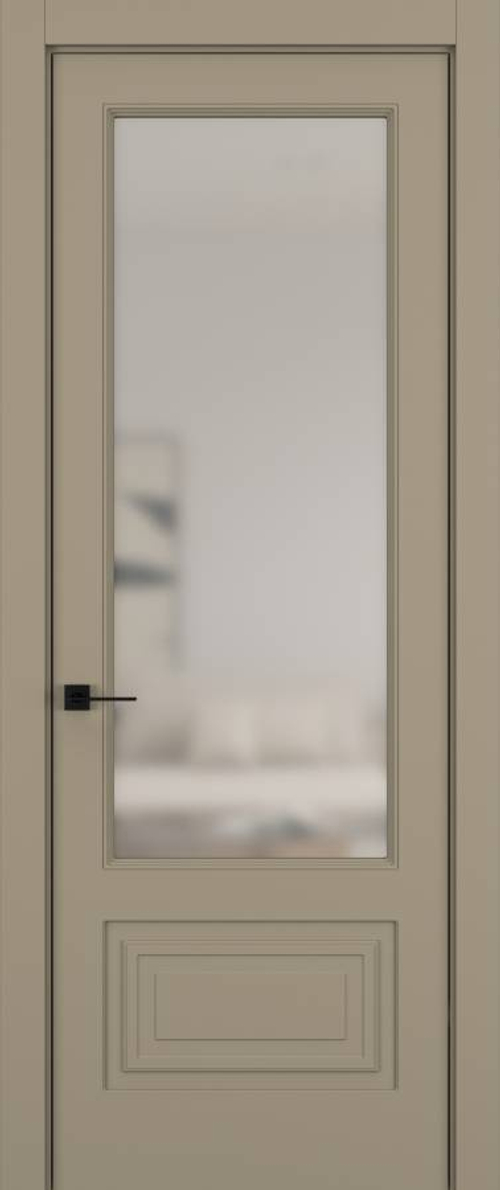 Дверь 021V ELEGANT Матовый Серо-бежевый