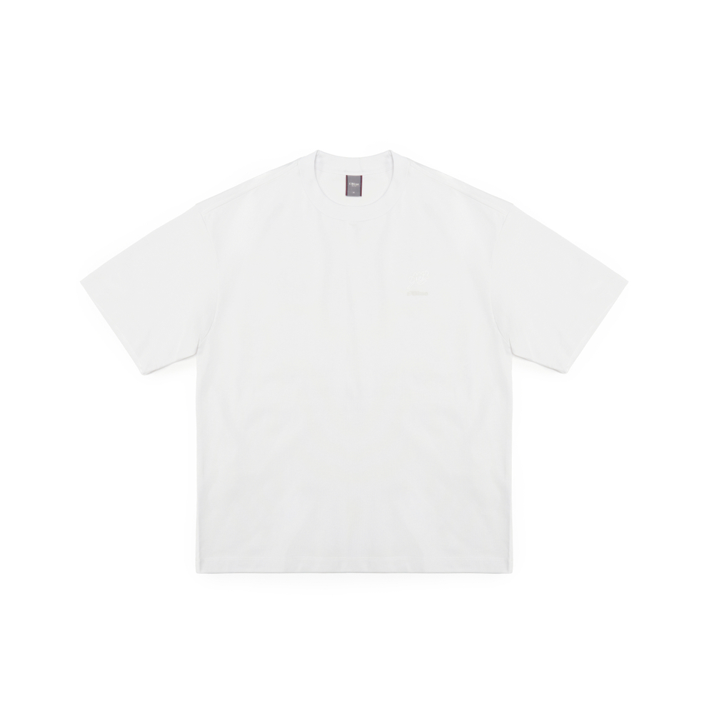 Футболка Blue Monte T-Shirt with Frog, Hand, Tree, and Stone Print "Shuitai White"