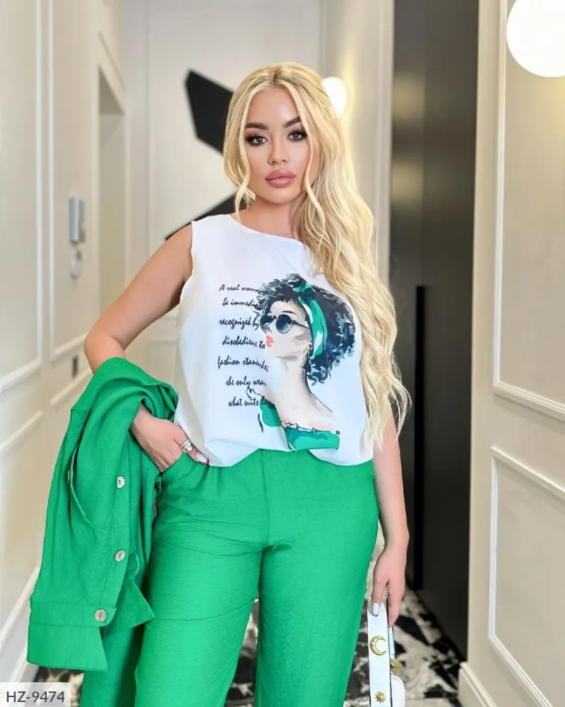 Костюм тройка HX-4695 Фабрика Моды