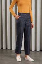 31016 Брюки женские (синий джинс)