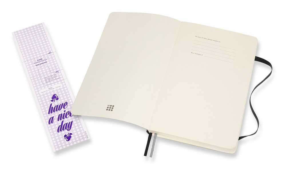 Блокнот Moleskine Classic Soft Expended (QP616EXP) 13х21см 400стр. в линейку, мягкая обложка, черный