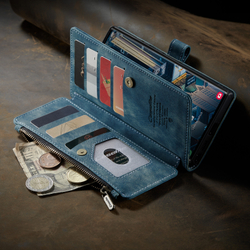 Многофункциональный чехол-кошелек CaseMe 3 in 1 Matte Wallet для Samsung Galaxy S25 Ultra