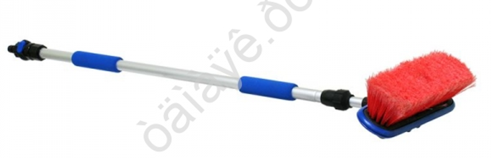 Швабра для мойки авто Телескопическая М5 (130-200см) с краником (диам. 25/22мм) м21200