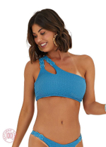 Купальник для большой груди раздельный "Аврора", синий