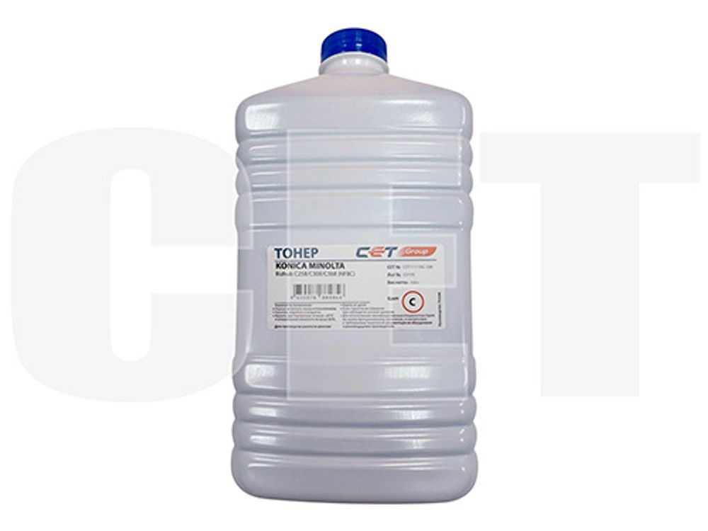 Тонер NF8C TN-324 для KONICA MINOLTA Bizhub C258/C308/C368 (CET) Cyan, 500г, CET111110C-500