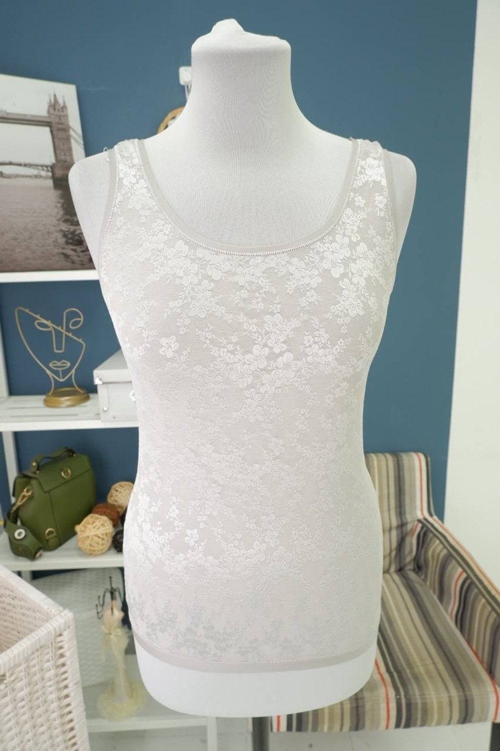 Топ серый 44/46 размер