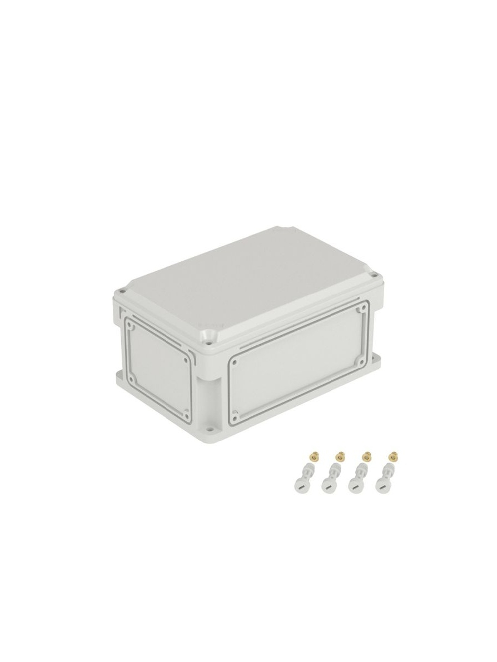Корпус 300х200х146мм IP67 с непрозр. крышкой 21мм с фланцами пластик. DKC 532210