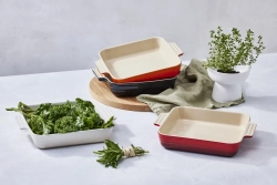 Le Creuset Набор из 2 форм для запекания 25+32см черный