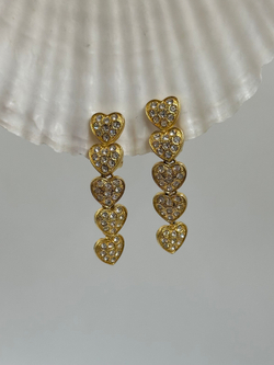 Клипсы с сердечками Sonia Rykiel