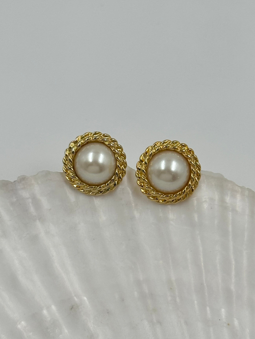 Серьги с «жемчугом»
