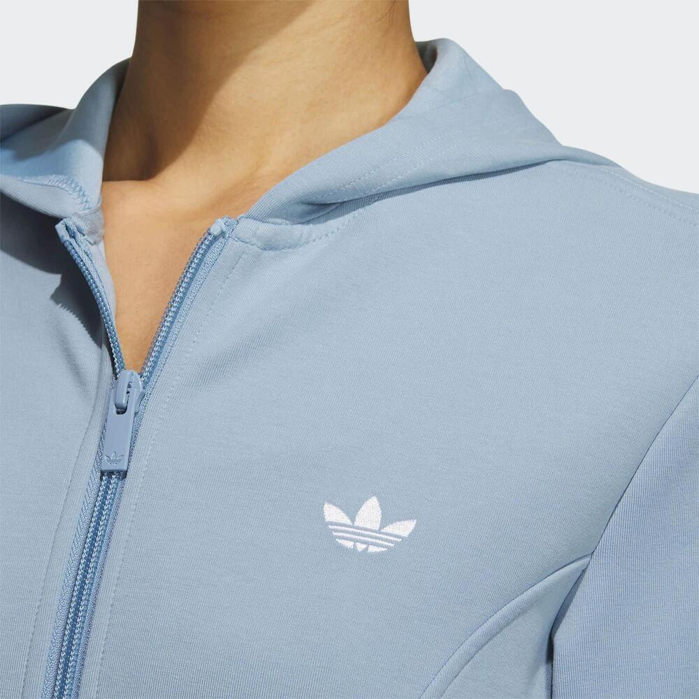 Корсет-худи Adidas Originals женский, голуб.