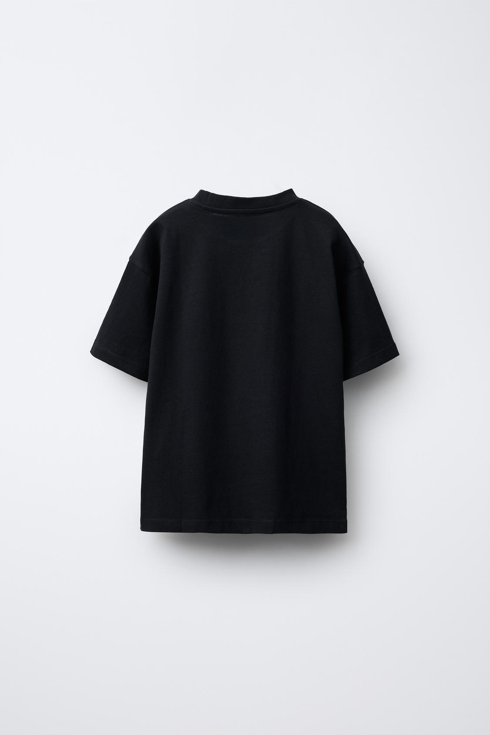 ZARA ФУТБОЛКА С ГРАФФИТИ-ПРИНТОМ, АНТРАЦИТОВО-СЕРЫЙ