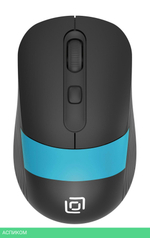 Мышь Oklick 310MW черный/синий (1869090)