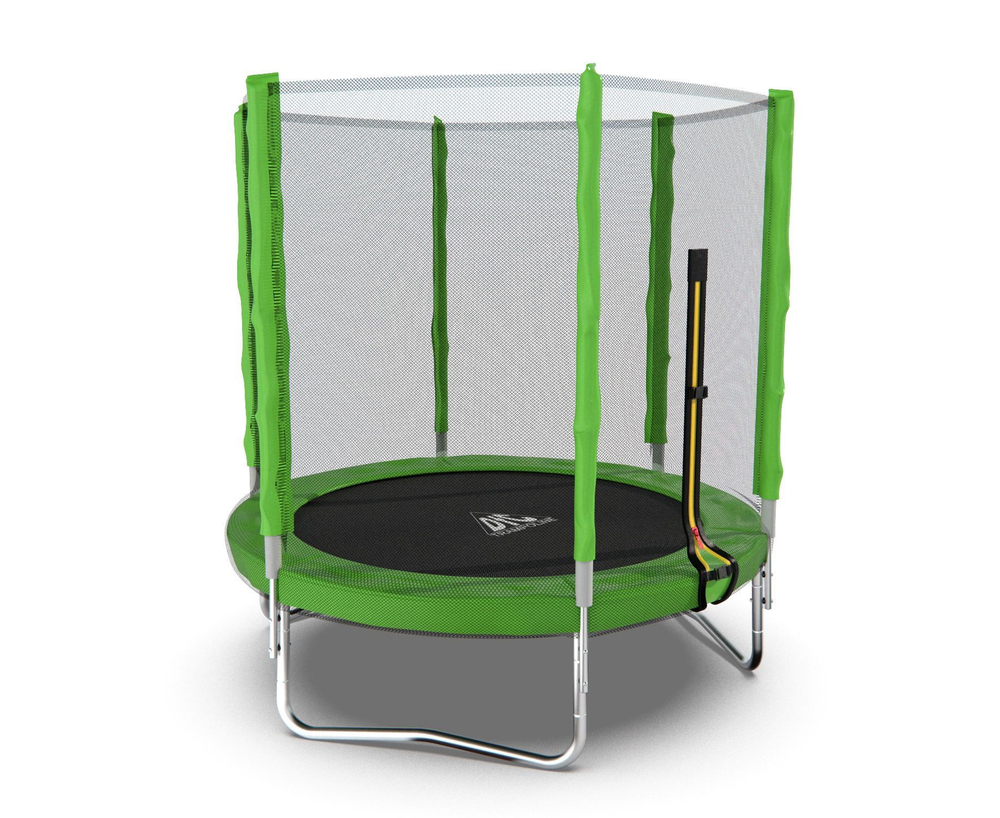 Батут DFC Trampoline Fitness с сеткой 6ft Светло-зелёный