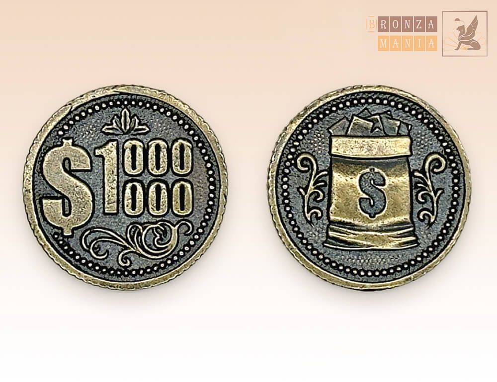 монета 1 Миллион долларов