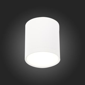 ST113.542.05 Светильник потолочный Белый LED 1*5W 4000K 390Lm Ra&gt;90 120° IP20 D68xH75 170-240V Накладные светильники