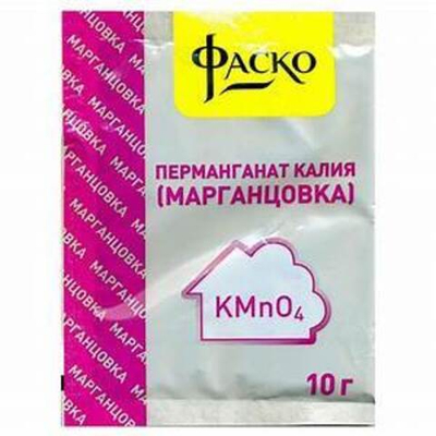 Средство МАРГАНЦОВКА 10 Г (ПАКЕТИК) (25) "ФАСКО"