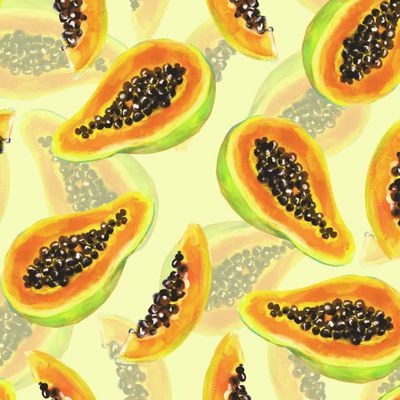 Папайа летний принт