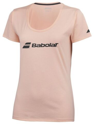 Футболка для мальчика теннисная Babolat Fitness Tee Girl - тропический персик