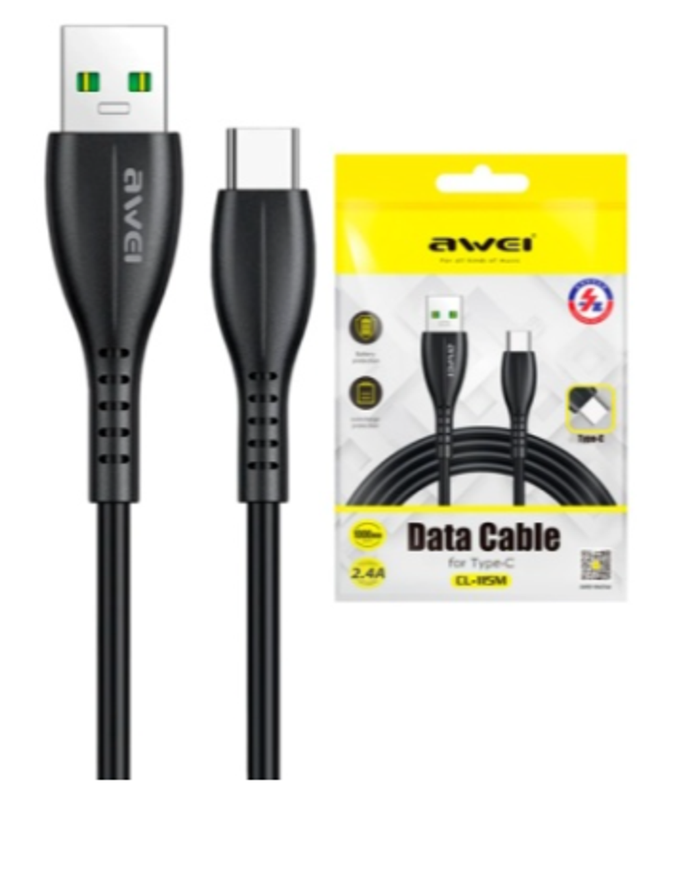 Зарядное устройство FUMIKO CH01 2.4А c Type-C белое