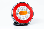 Фонарь задний Fristom FT-110 LED 3-функциональный 12/24V