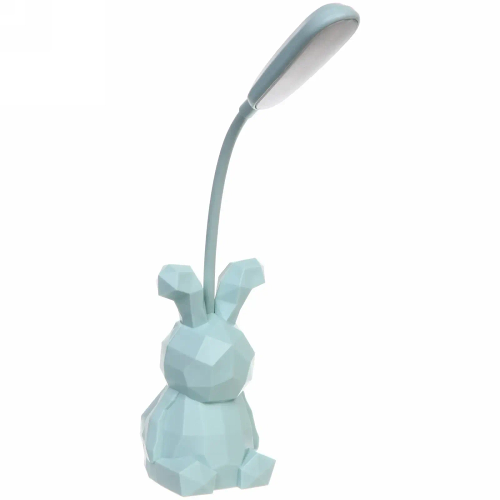 Светильник настольный «Prizma-Зайчик» LED 6.5*6.5*28 см USB 4.2 V1.05w, Голубой