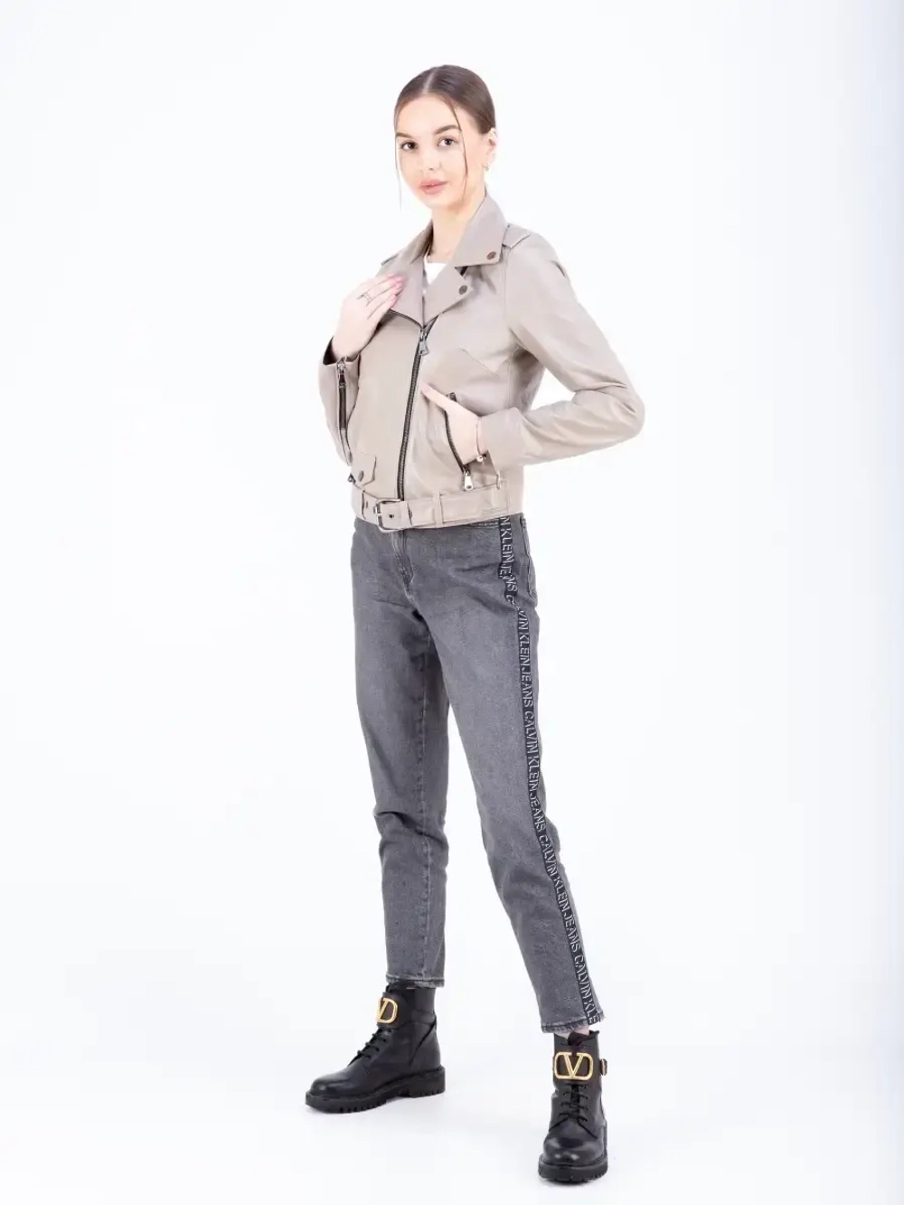 Косуха кожаная из натуральной кожи Турция