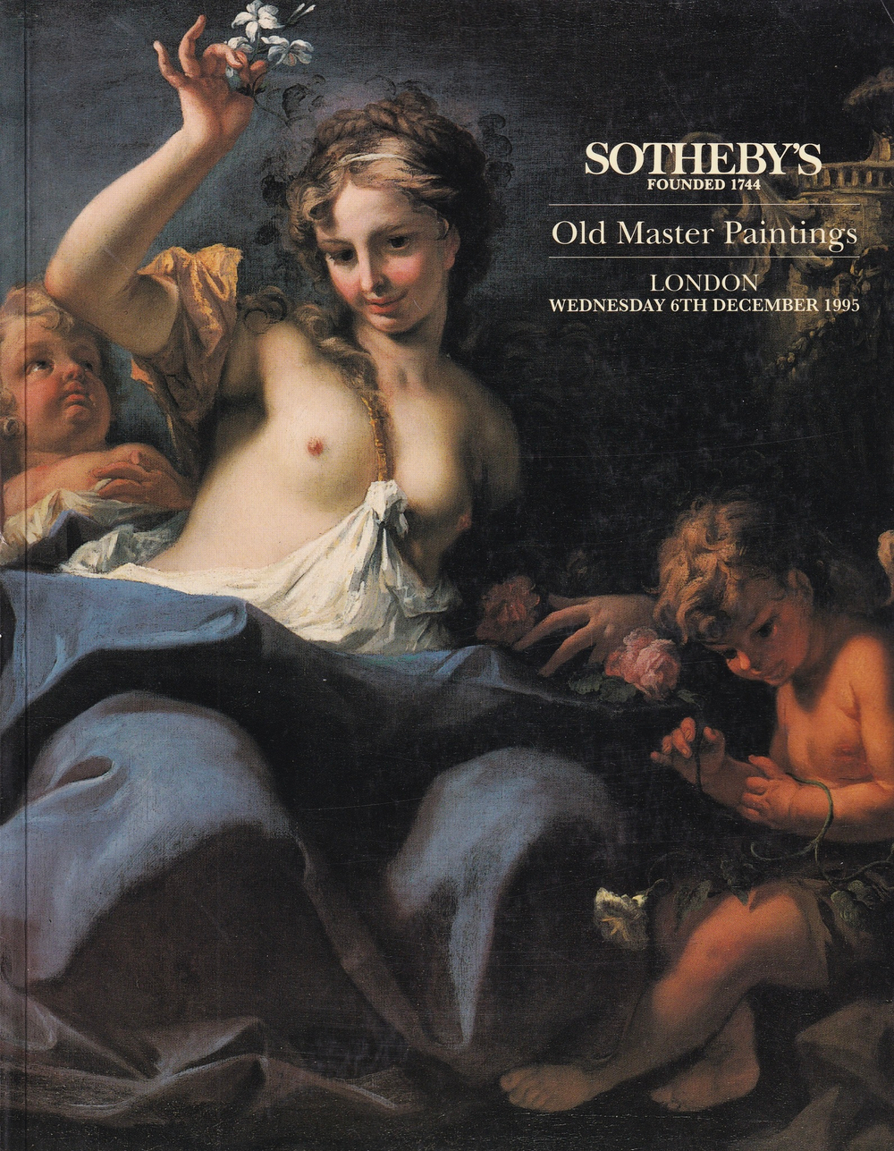 Каталог аукциона Sotheby's, Лондон, Живопись старых мастеров от 6 декабря 1995 года