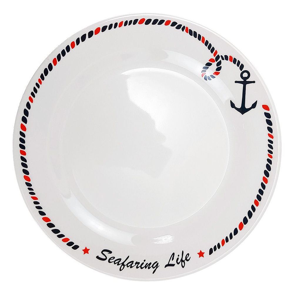 Набор яхтенных тарелок Anchor, 23 см, 6 шт (10269330)