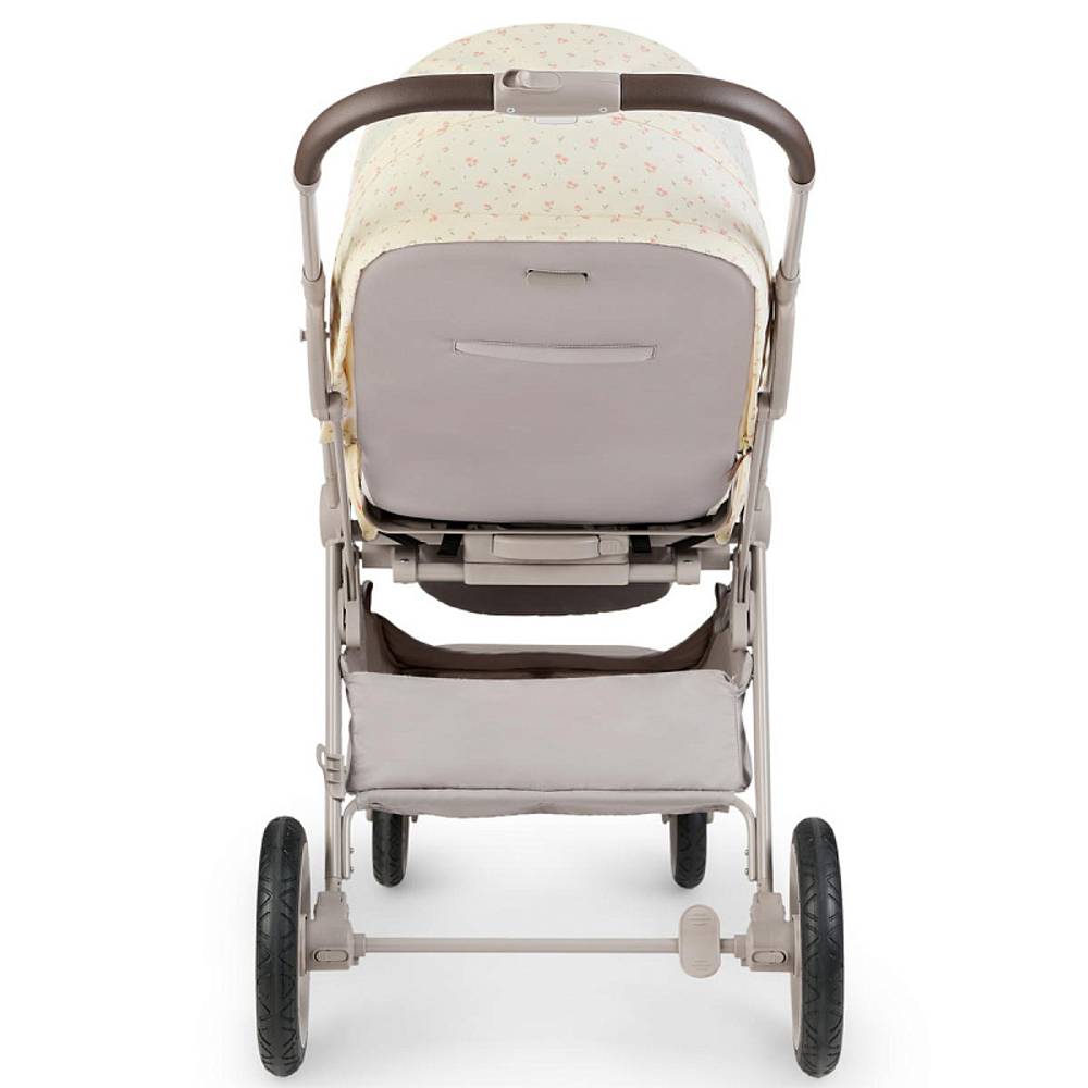 Детская прогулочная коляска Happy Baby Luna 360 beige (flowers)