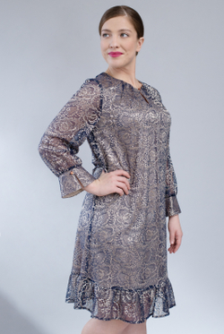 Платье женское 3631ЛП, синий #226Син053631ЛП