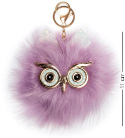 ЯЛ-13-40/ 2 Брелок «Совенок-пушистик» сиреневый