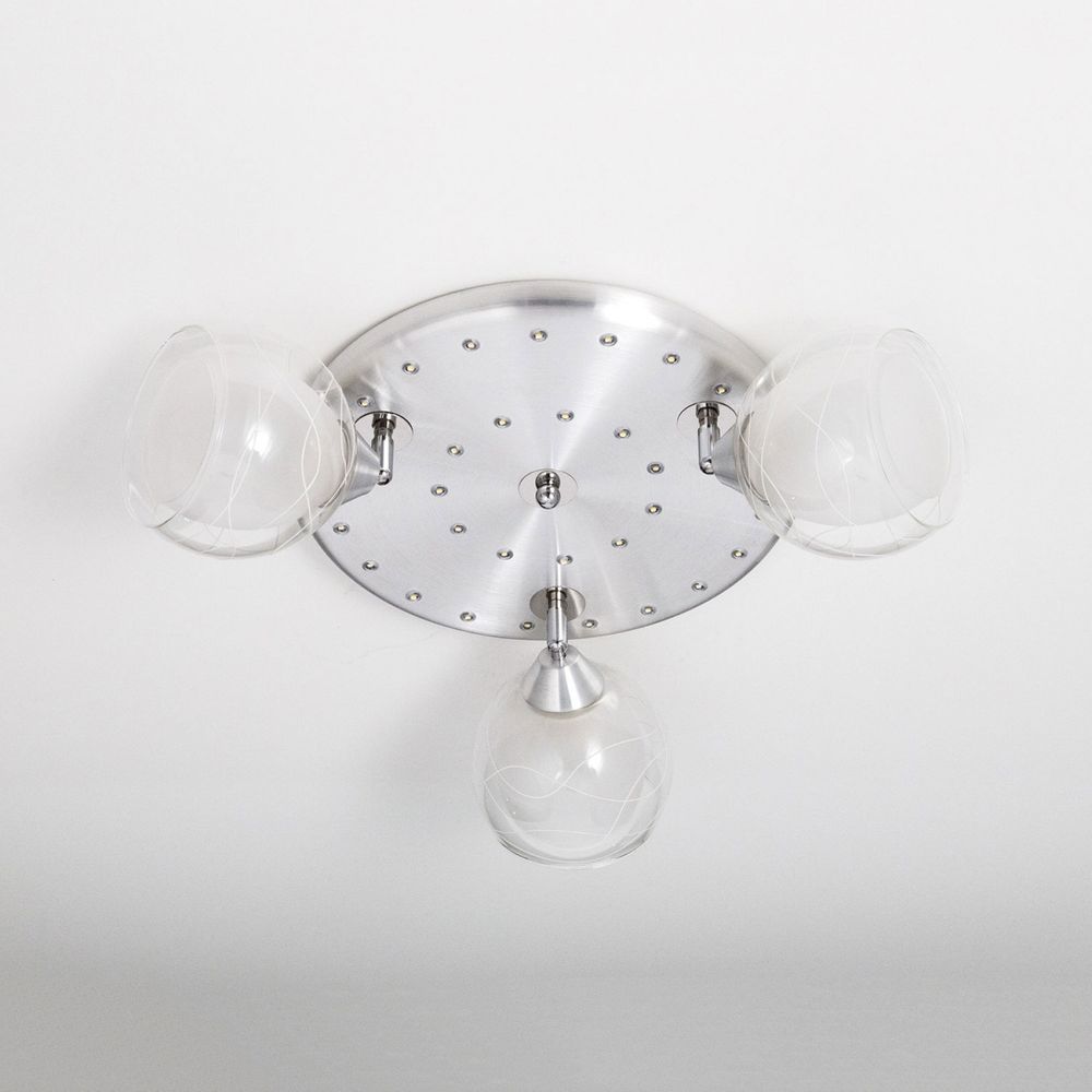 Citilux Самба CL158132 Люстра с поворотными плафонами Алюминий Хром