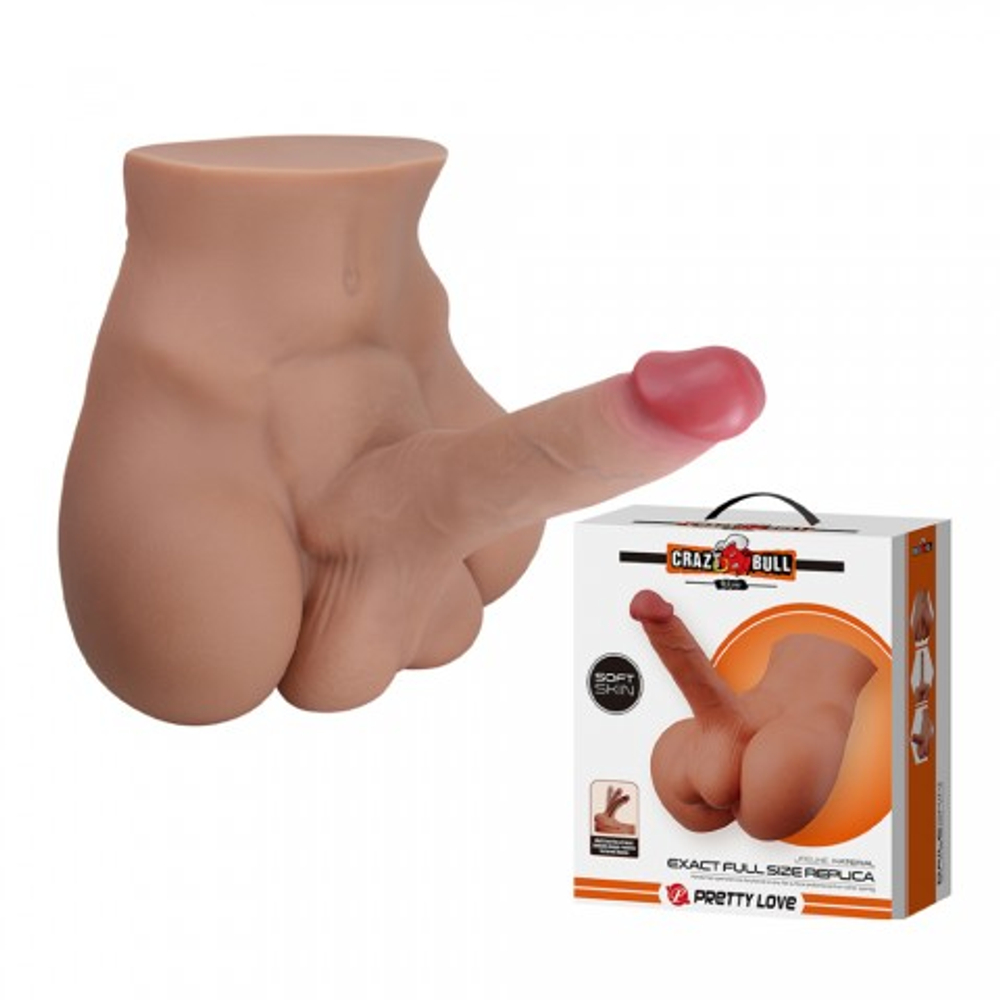 Реалистичный фаллоимитатор и мастурбатор Rhyne (анал)