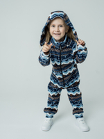 Комбинезон флисовый с карманами и съемным капюшоном "Лапландия"