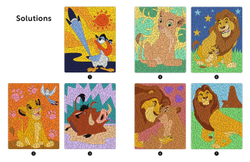 Disney Coloriages mysteres - THE LION KING / Король Лев . Волшебная книга-раскраска - Дисней / 9782017274124