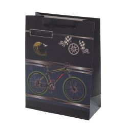 GAEM Пакет подарочный S (бумага 210г/м2, блок микс 12шт), L18 W8,5 H24 см, 4в.