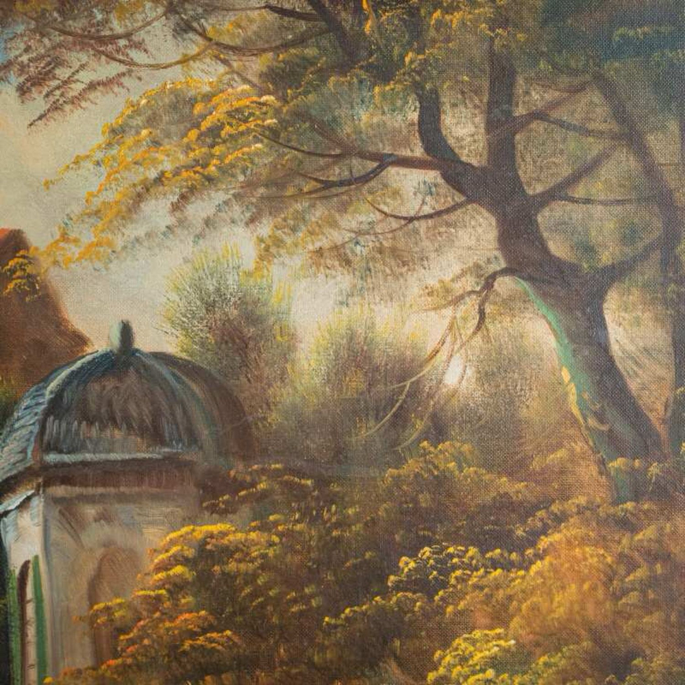 Винтажная картина «Городской Пейзаж»