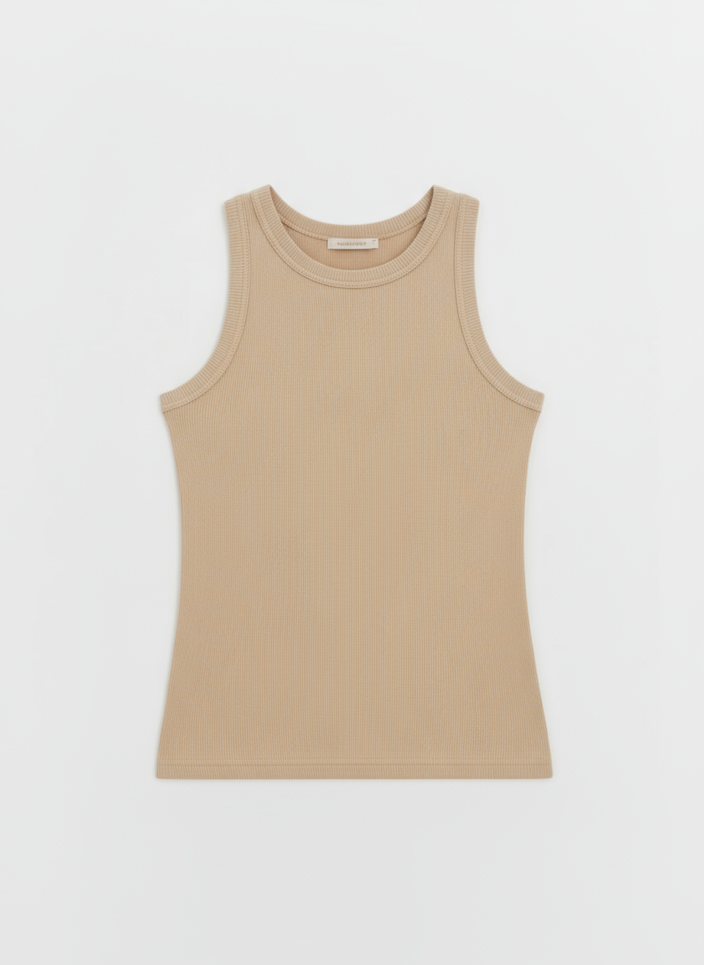 Базовый топ из эластичного хлопка