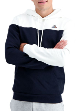 Мужская теннисная кофта Le Coq BAH Hoody N°2 SS23 - небесный