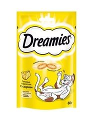 Dreamies лакомство для взрослых кошек с сыром 140 г