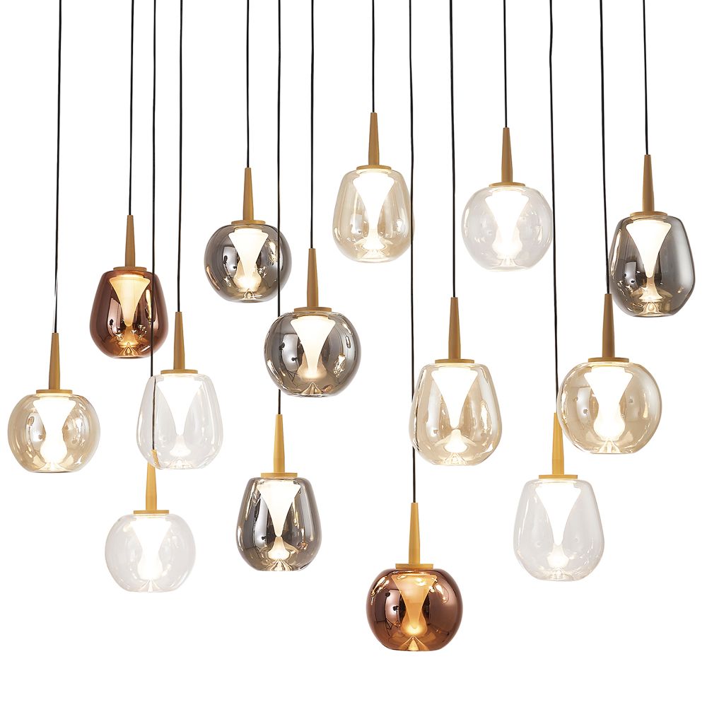 8936+14PL Люстра подвесная ANDROMEDA